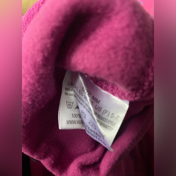 Hunter Boot Liner Fleece Size M 5-7 - Picture 4 of 4